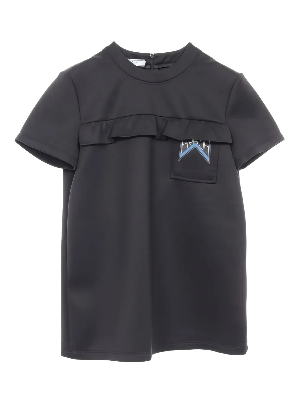 Pre-owned Prada 2000s Logo-detail T-shirt In Black