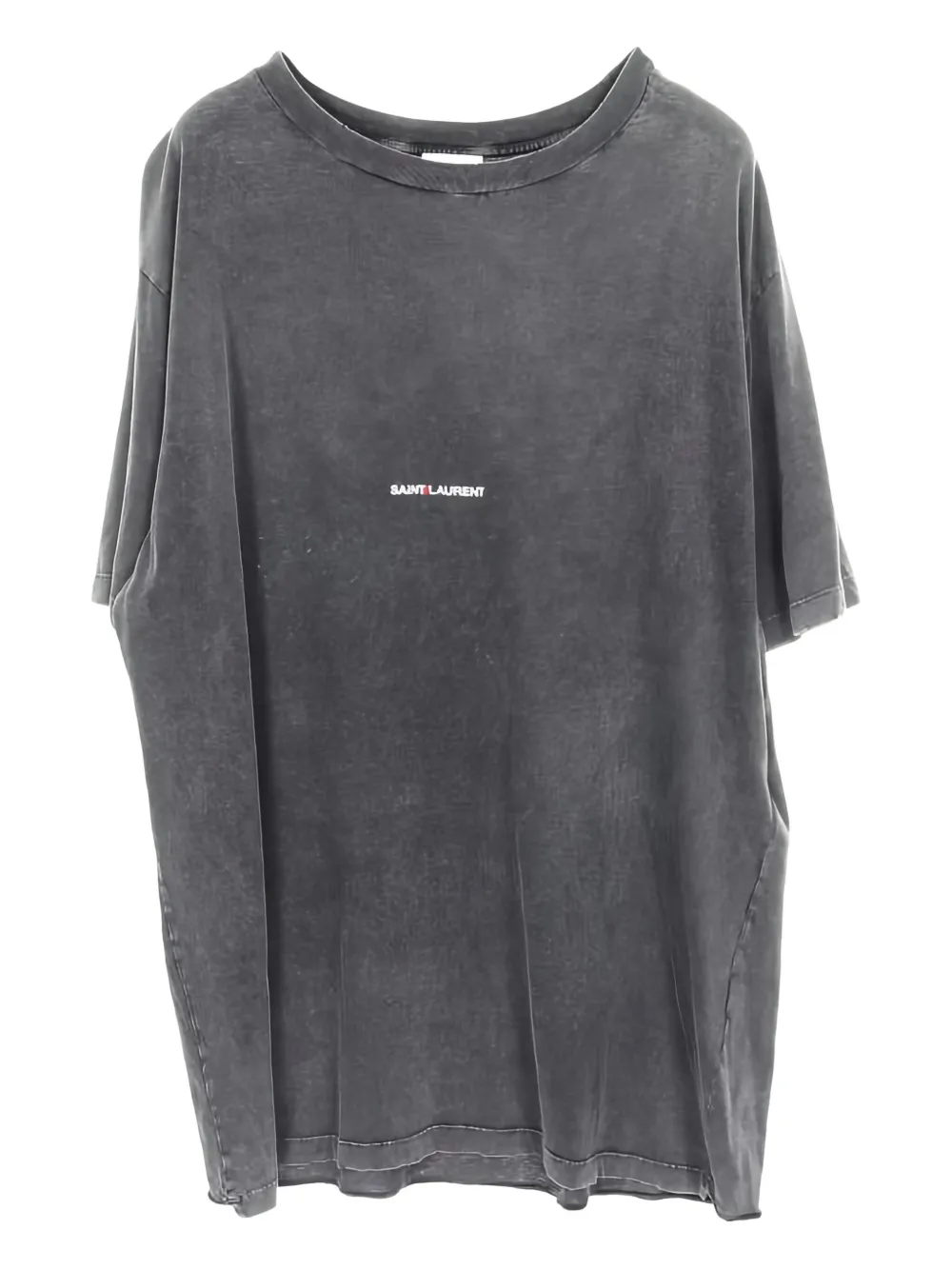 Saint Laurent Pre-Owned 10s logo-detail T-shirt | Grey | Image 1
