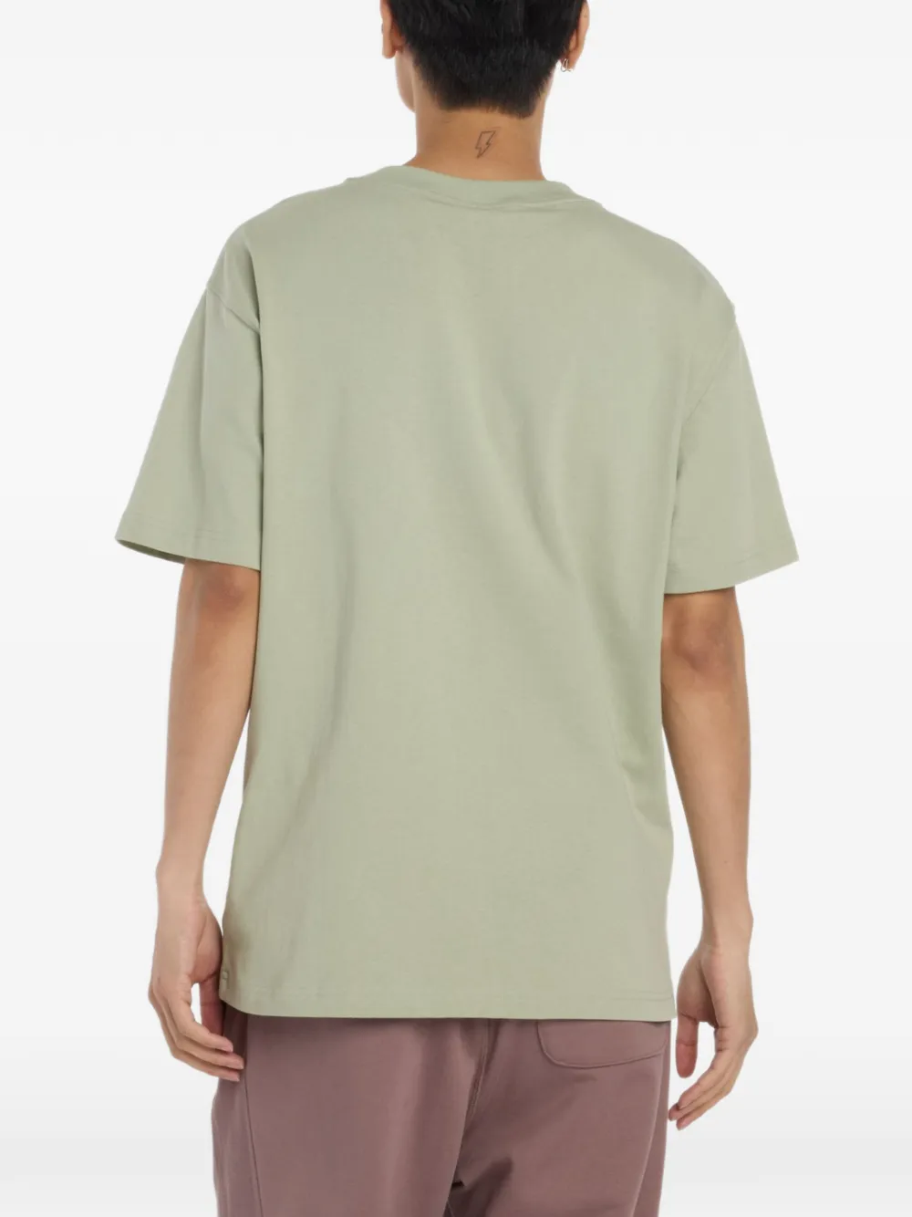 New Balance Athletics T-shirt met logo Groen
