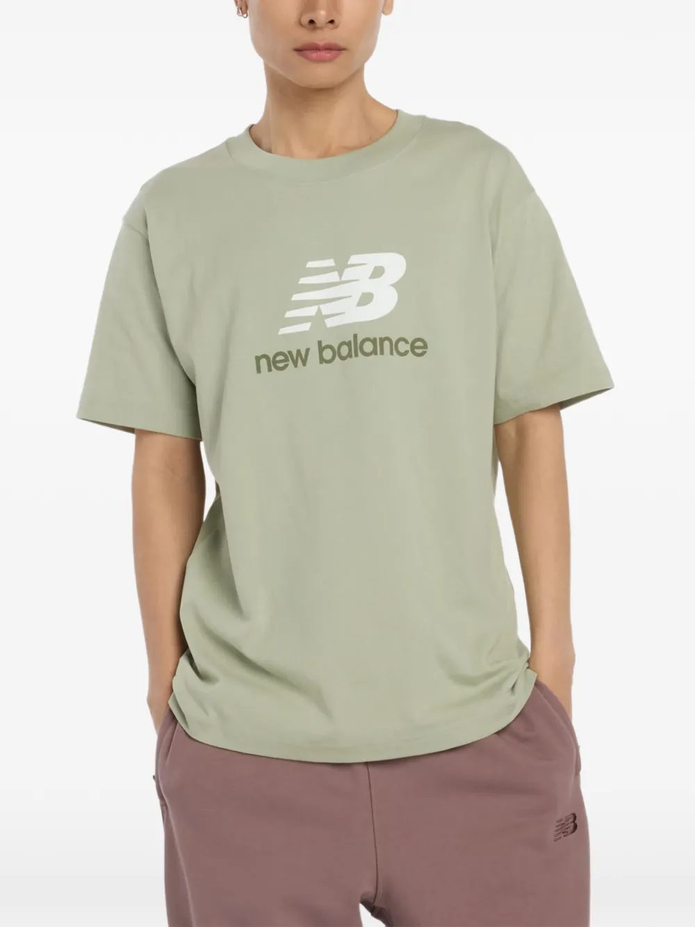 New Balance Athletics logo T-Shirt - Verde