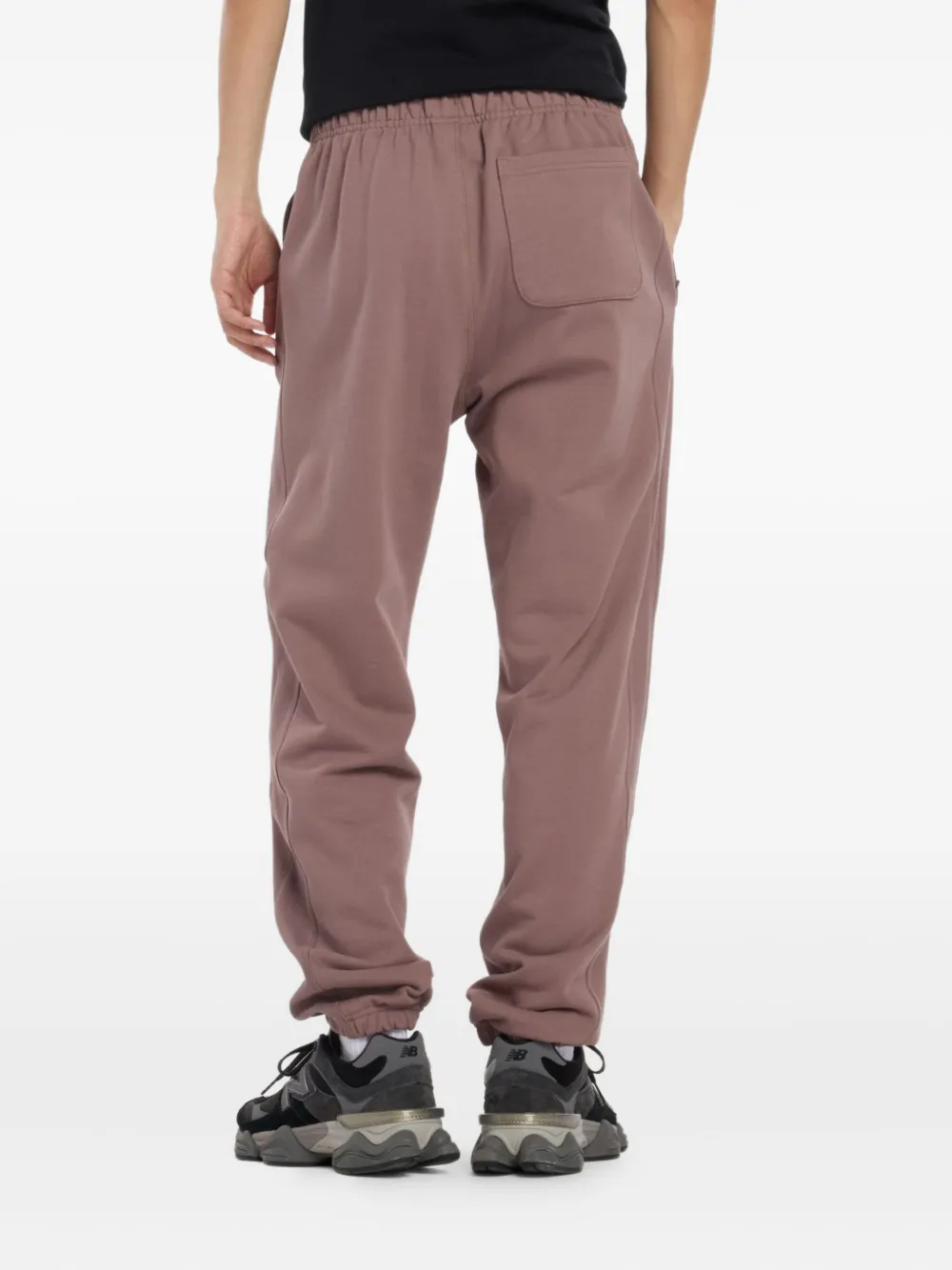 New Balance Joggingbroek met geborduurd logo Bruin