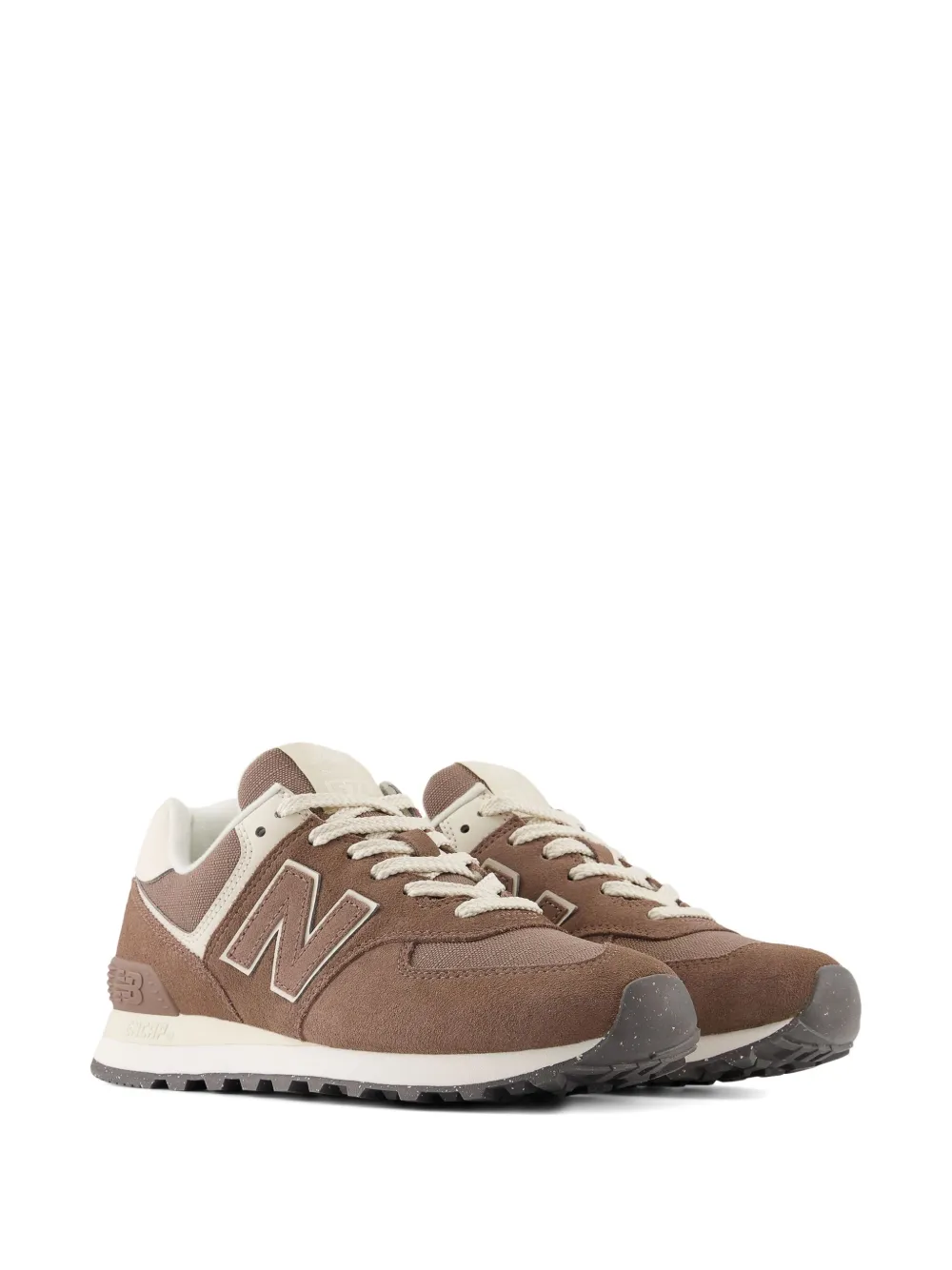 New Balance 574 sneakers met logo Bruin