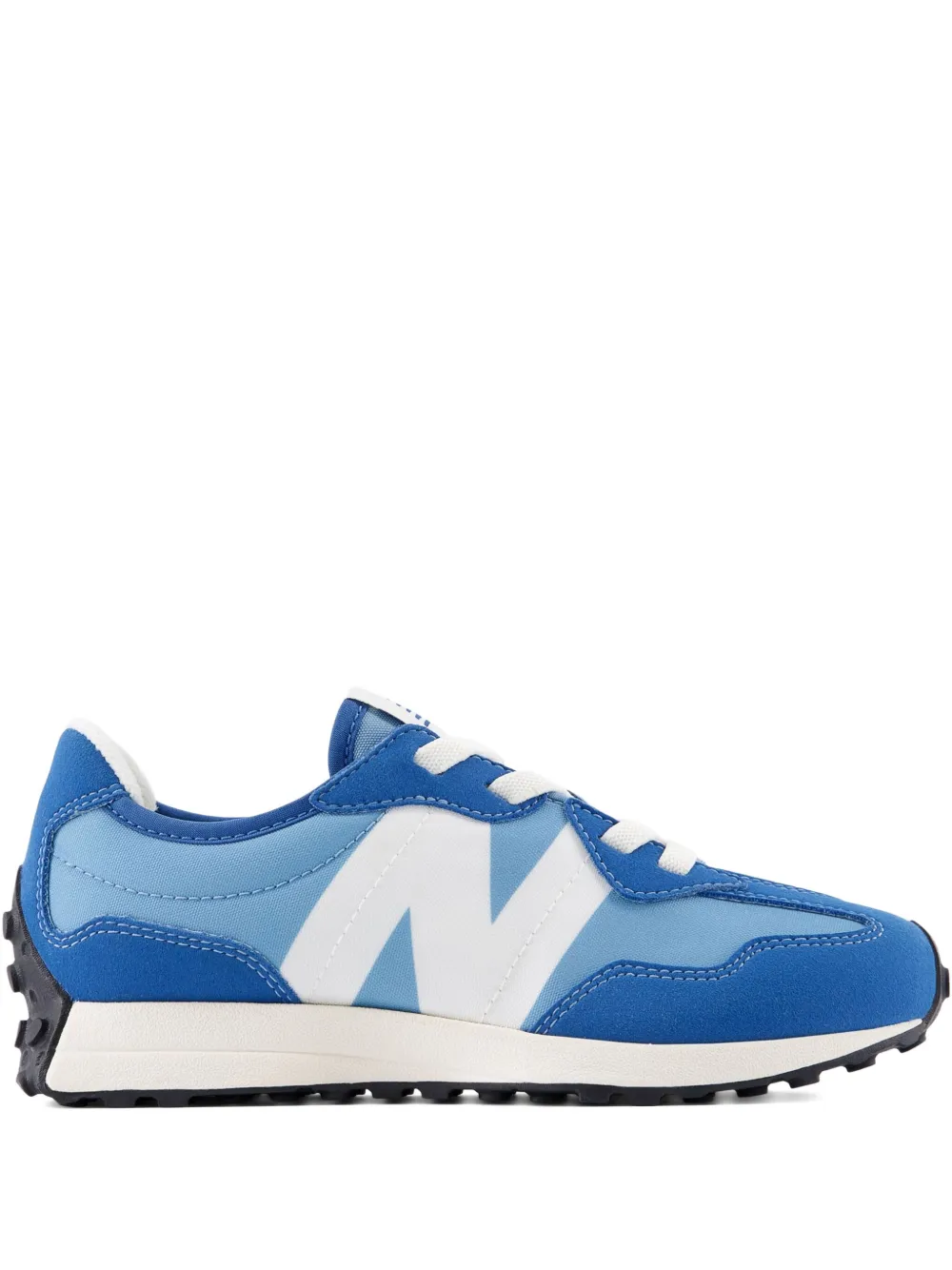 New Balance Kids Sneakers 327 oversize con logo - Blu
