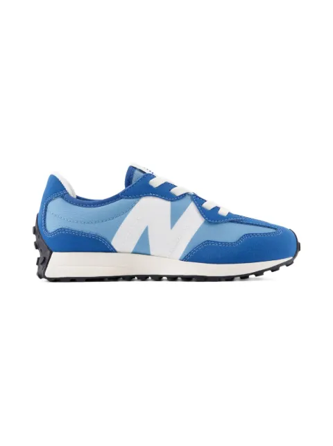 New Balance Kids 327 oversized logo sneakers