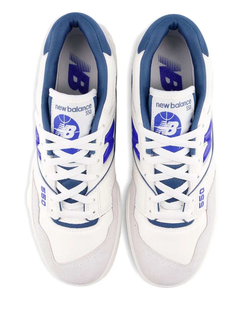 New Balance 550 geperforeerde sneakers Wit