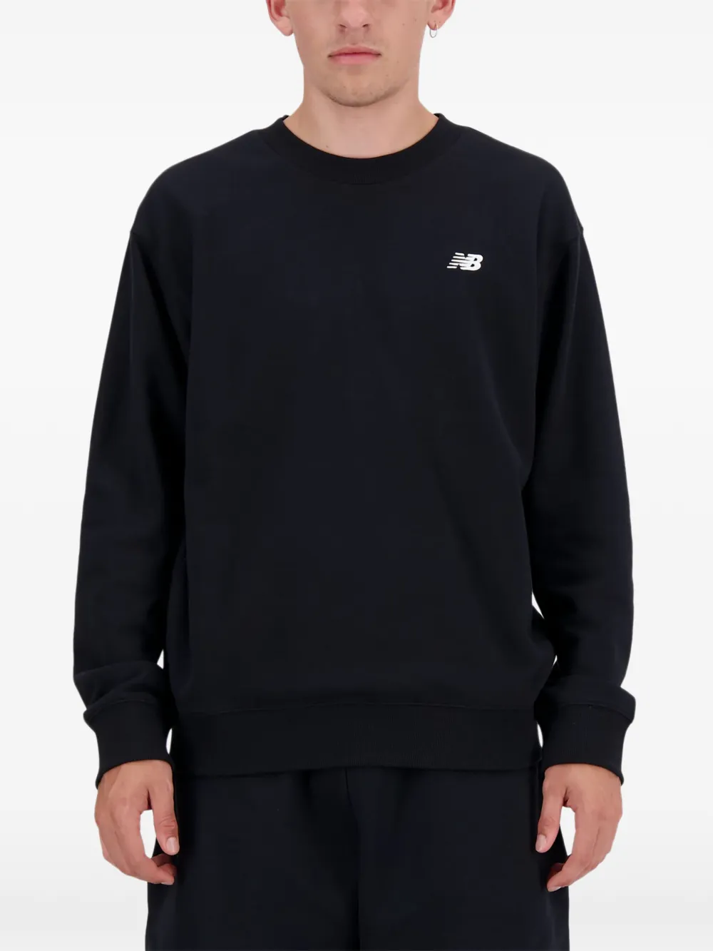 New Balance logo-detail crew-neck sweatshirt - Nero