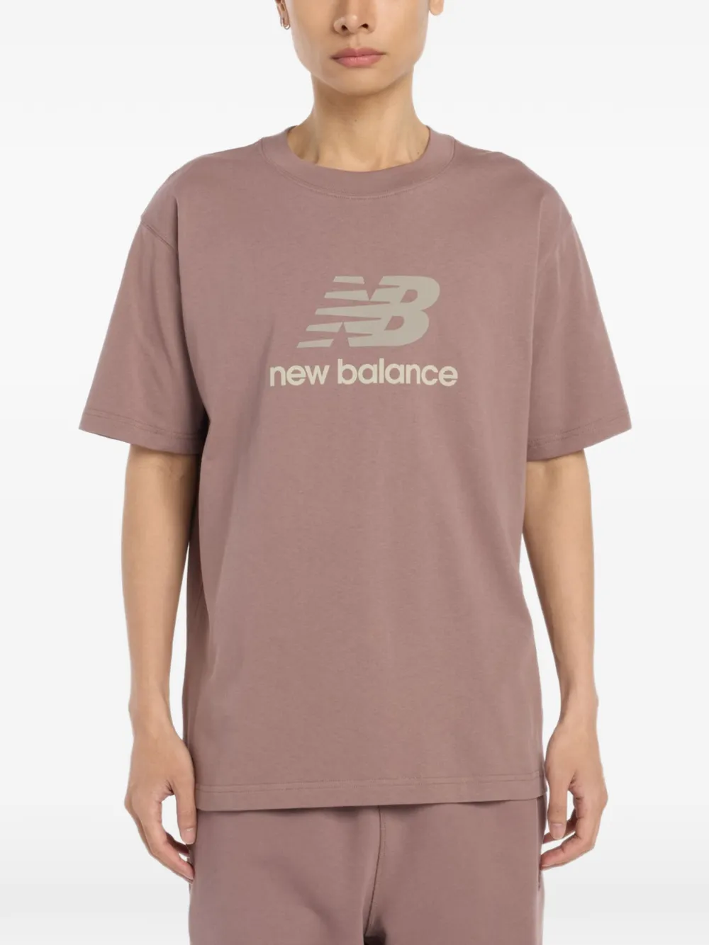 New Balance Athletics logo T-shirt - Marrone