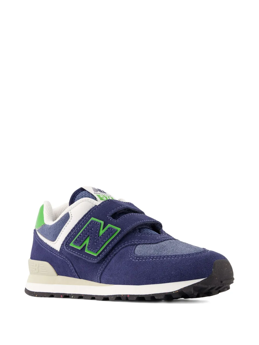 New Balance Kids 574 klittenband sneakers Blauw