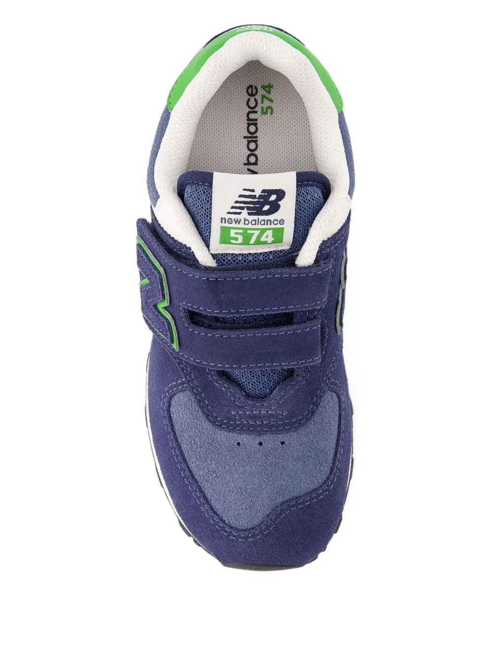 New Balance Kids 574 klittenband sneakers Blauw