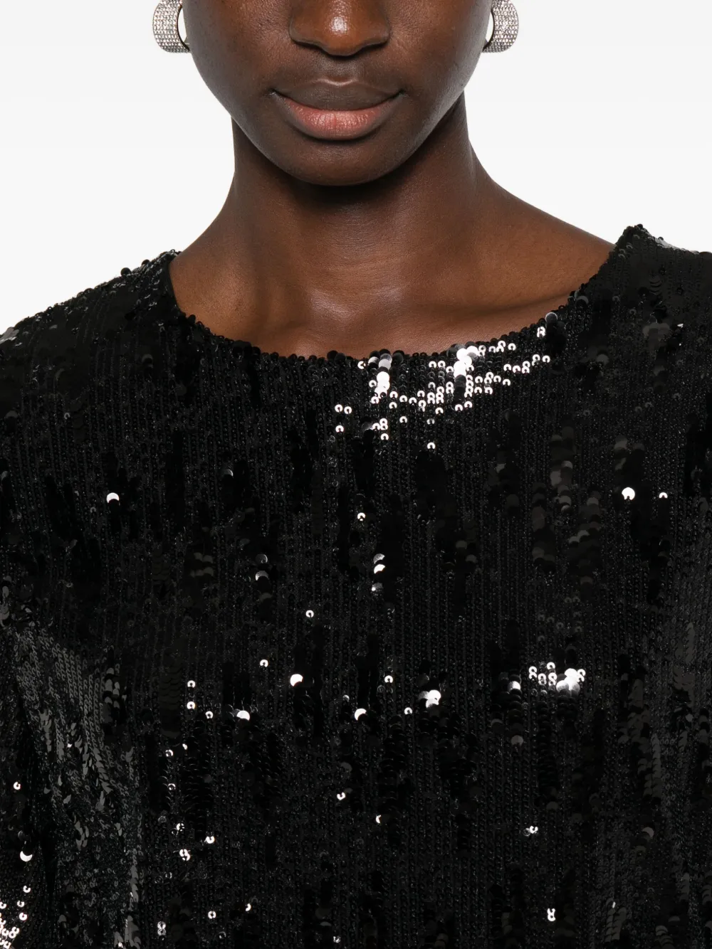 Aniye By Sequinned Blouse In Black