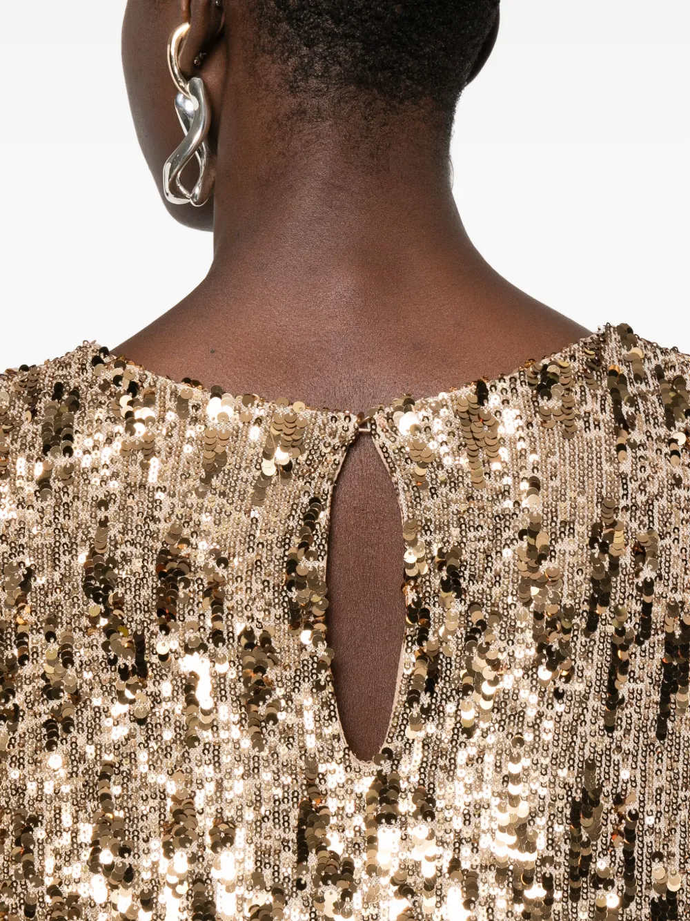 Aniye By Sequin-embellished Blouse In Neutral