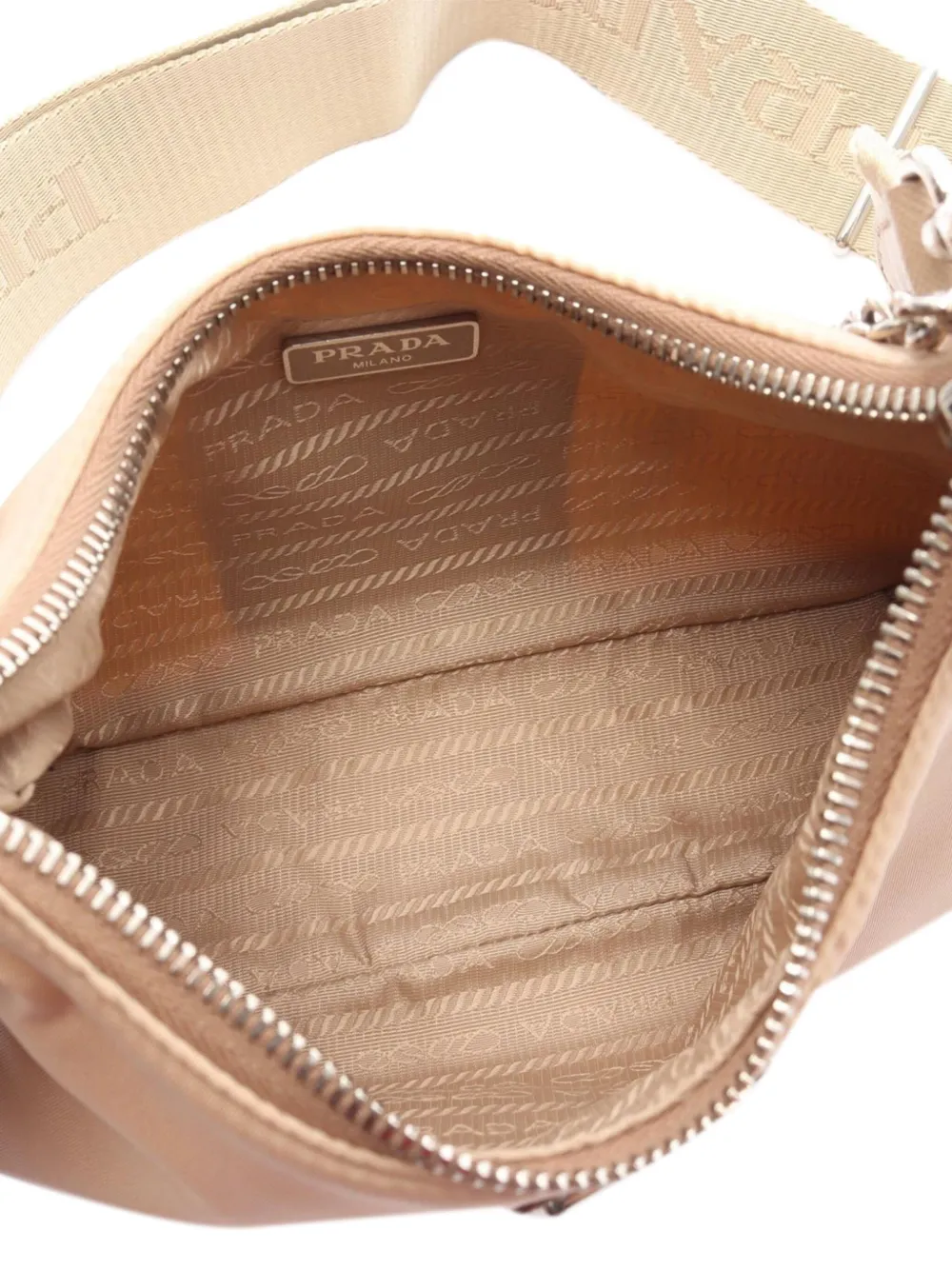 Pre-owned Prada 2019-2025 Re Nylon Re Edition 2005 Satchel In Brown