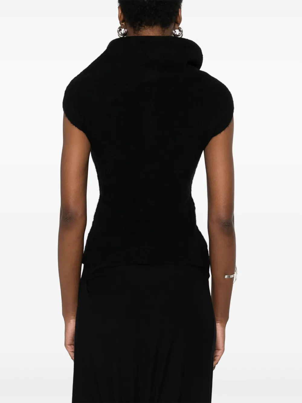Rick Owens Top met col Zwart