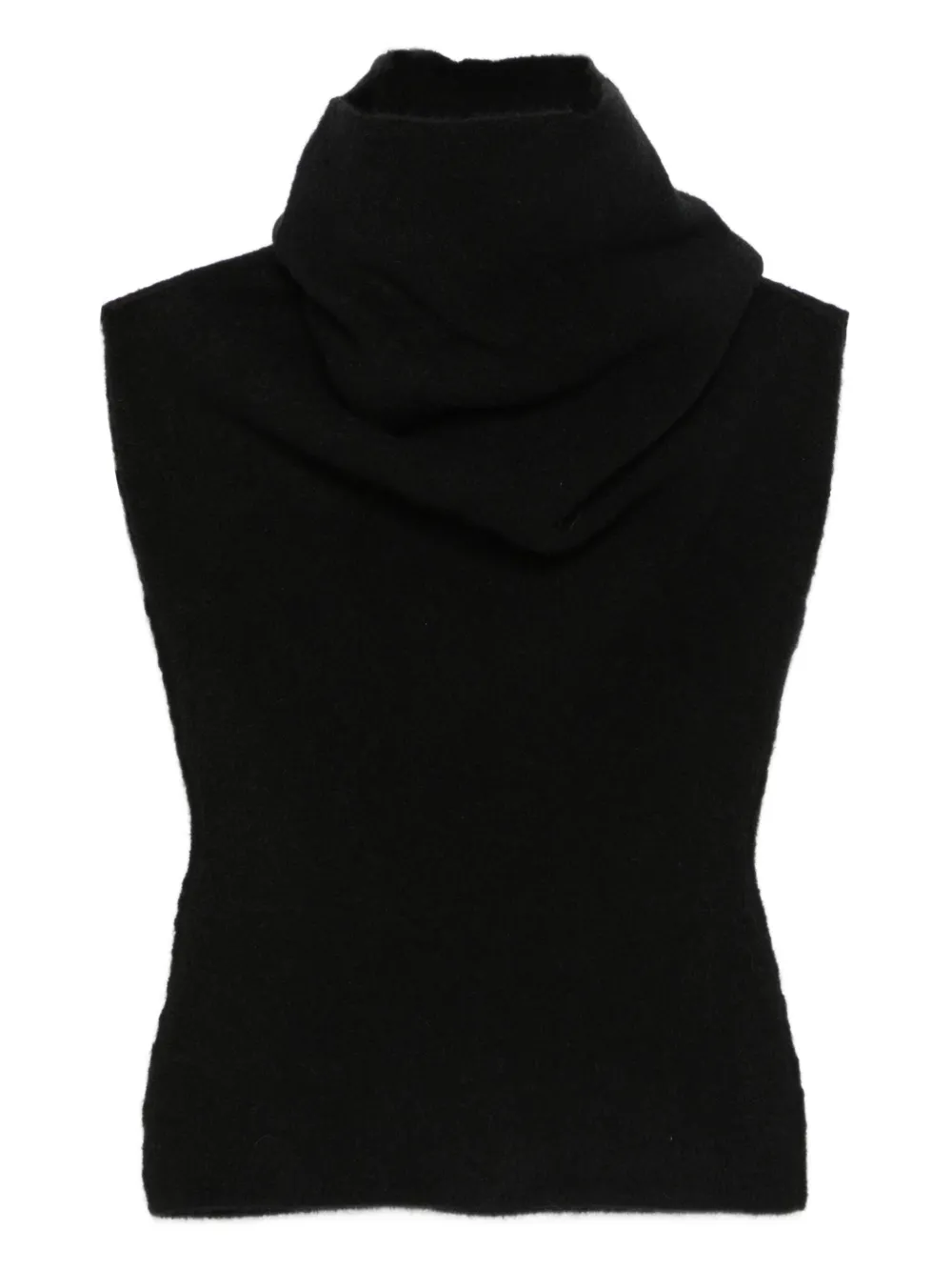 Rick Owens top con cuello desbocado | negro | Image 1