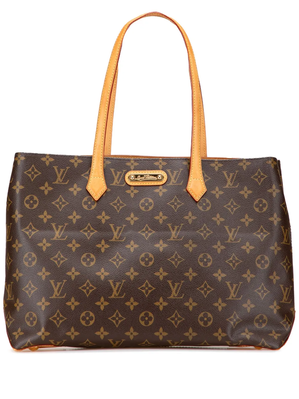 Louis Vuitton Pre-Owned 2010 Monogram Wilshire MM tote bag - ブラウン Louis Vuitton Pre-Owned 2010 Monogram Wilshire MM tote bag - ブラウン