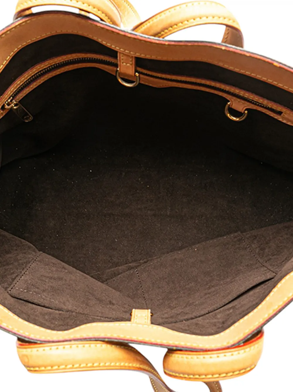 Pre-owned Louis Vuitton 2010 Monogram Wilshire Mm Tote Bag In Brown