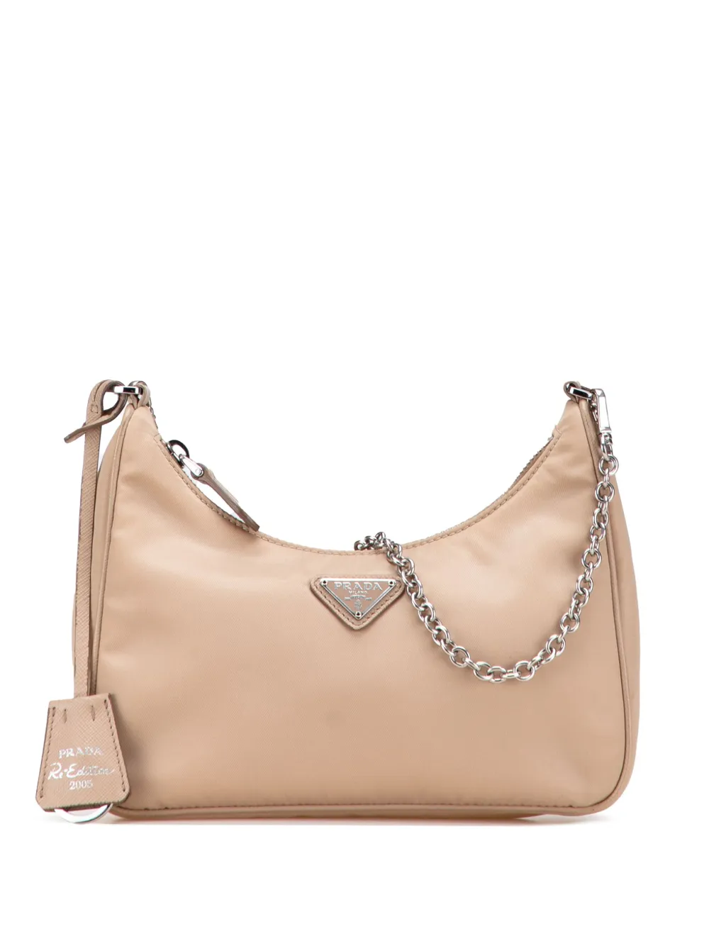 Prada Pre-Owned 2019-2025 Re Nylon Re Edition 2005 satchel - ブラウン Prada Pre-Owned 2019-2025 Re Nylon Re Edition 2005 satchel - ブラウン