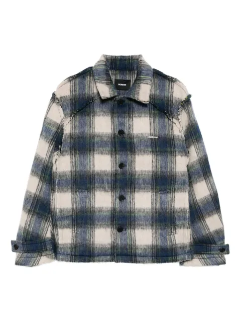 We11done inside out plaided jacket