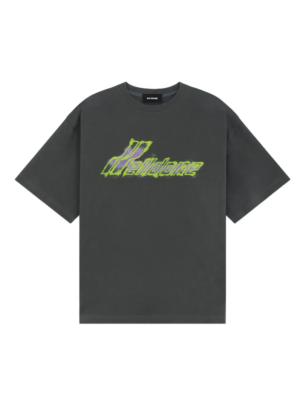 We11done logo-print T-shirt | Grey | Image 1