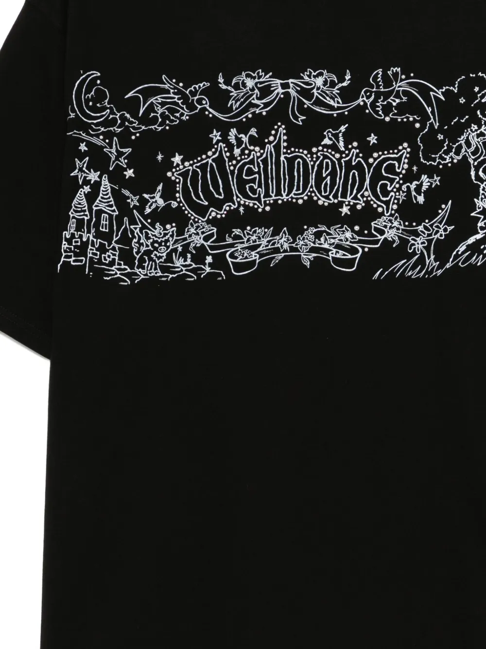 We11 Done Logo-print T-shirt In Black