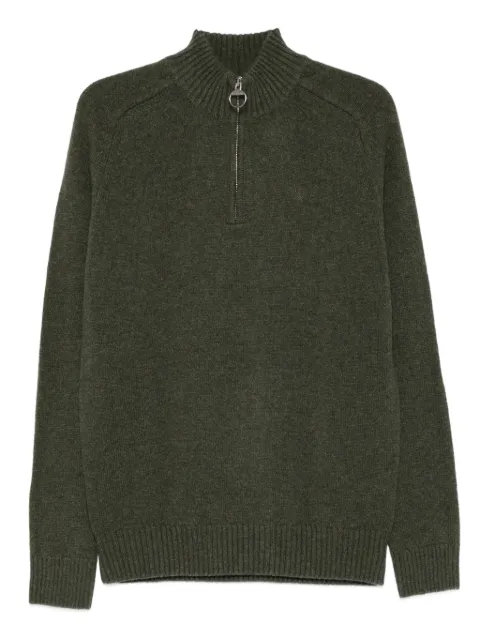 Barbour half-zip wool sweater 