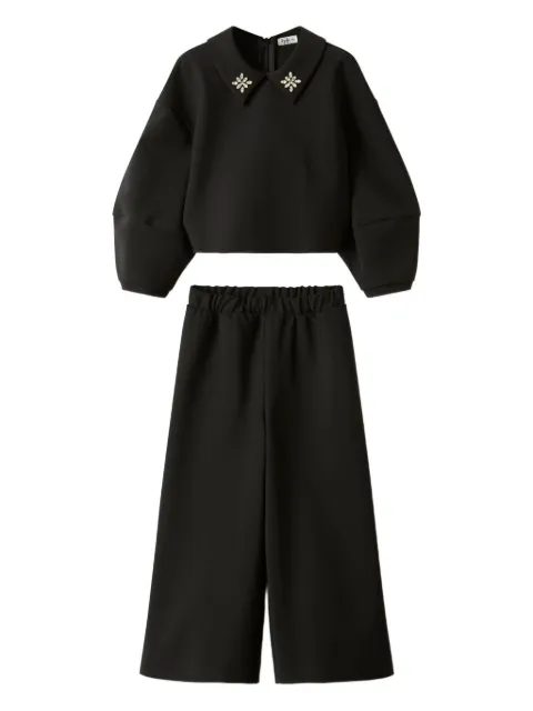 Il Gufo crystal-embellished trousers set