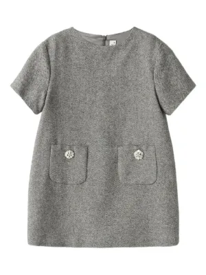 Gucci Kids リブニット ワンピース | グレー | FARFETCH JP