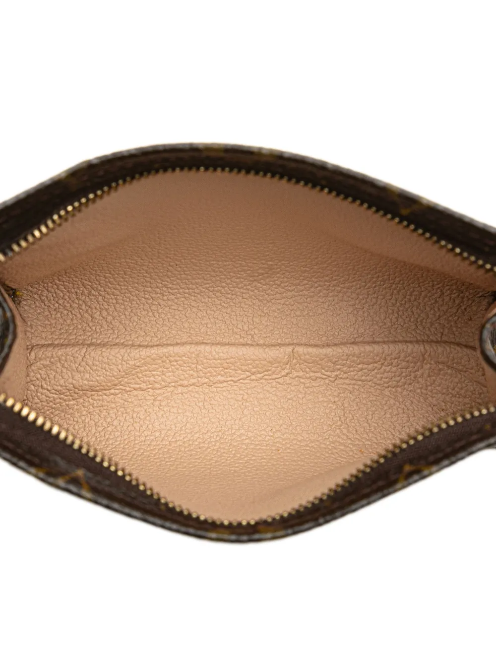 Pre-owned Louis Vuitton 2001 Monogram Toiletry 15 Pouch In Brown