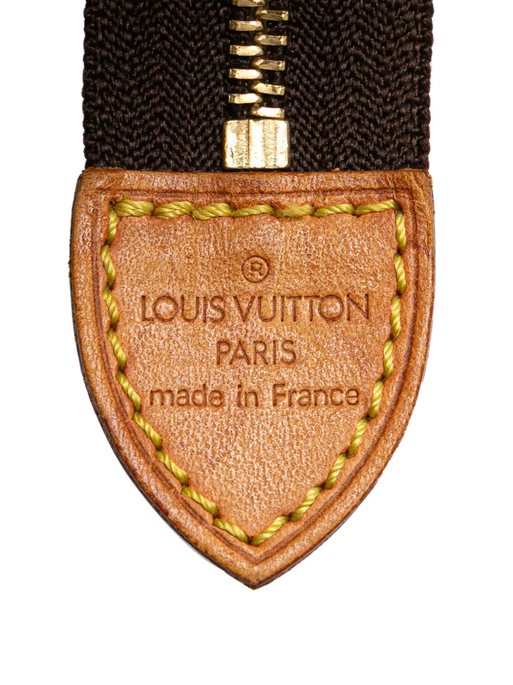 Pre-owned Louis Vuitton 2001 Monogram Toiletry 15 Pouch In Brown