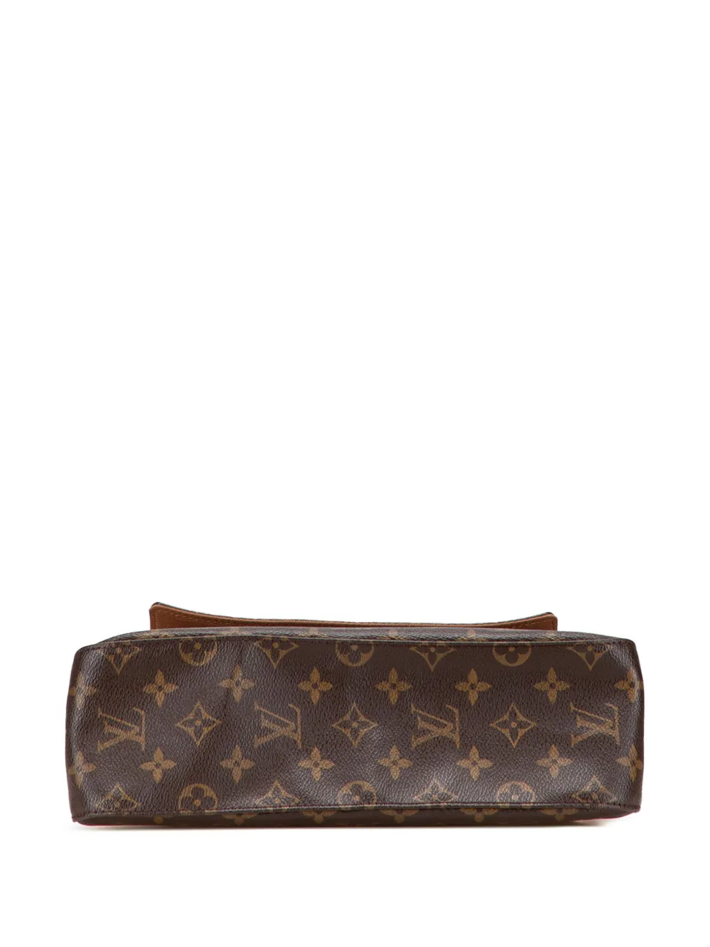 Pre-owned Louis Vuitton 2001 Monogram Mini Looping Shoulder Bag In Brown