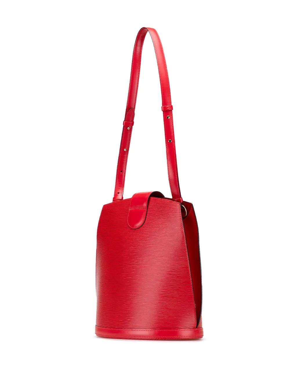 Pre-owned Louis Vuitton 1996 Epi Cluny Shoulder Bag In Red