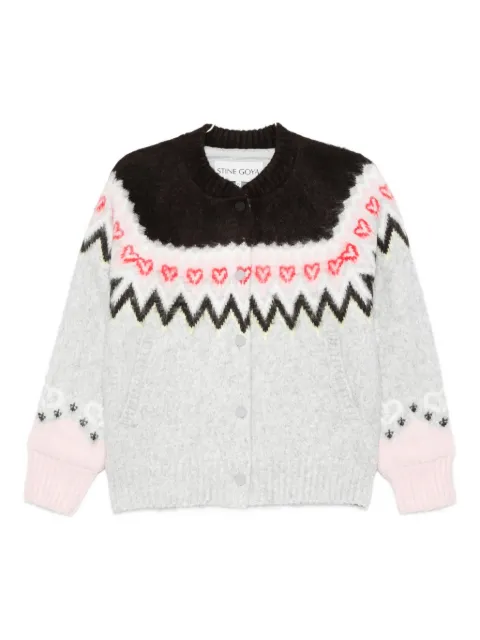 Stine Goya fair-isle pattern cardigan 
