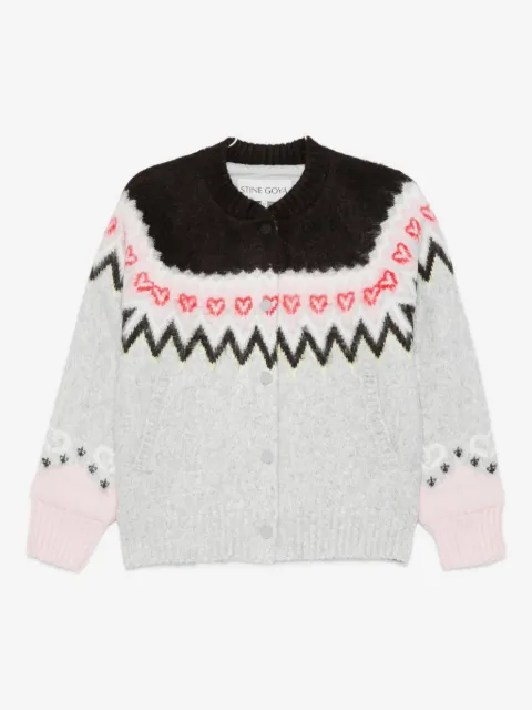 Stine Goya fair-isle pattern cardigan 