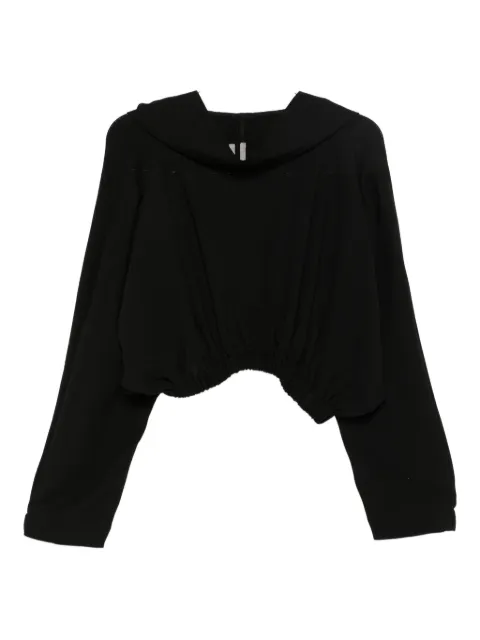 Rick Owens cropped hoodie