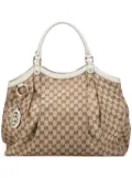 Gucci Pre-Owned 2016-2025 Large GG Canvas Sukey tote bag - Brown