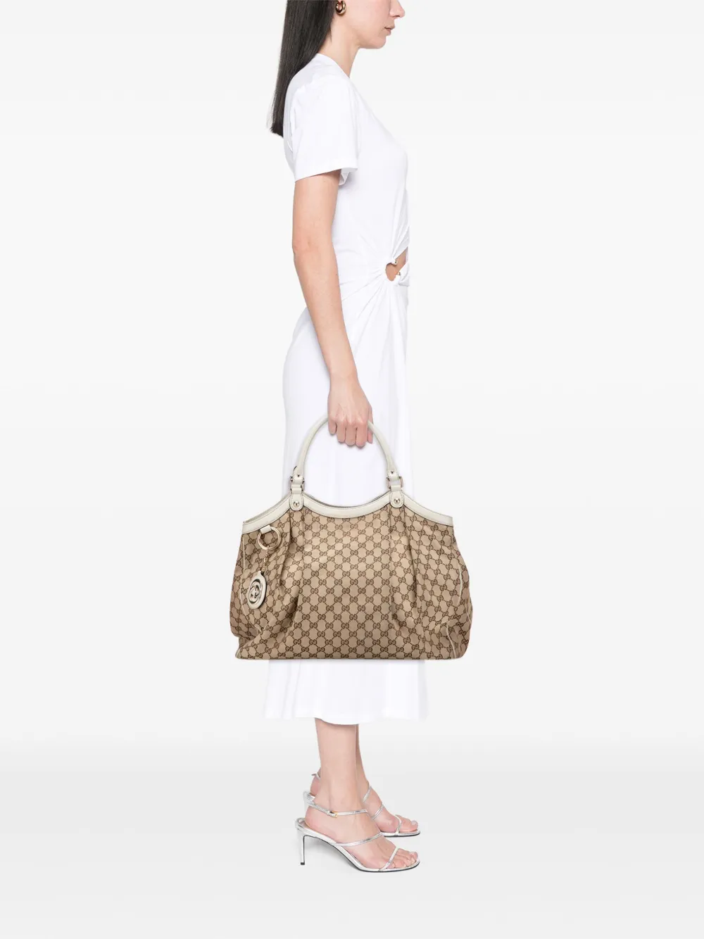Gucci Pre-Owned 2016-2025 Large GG Canvas Sukey tote bag | Pre-Owned | Image 2