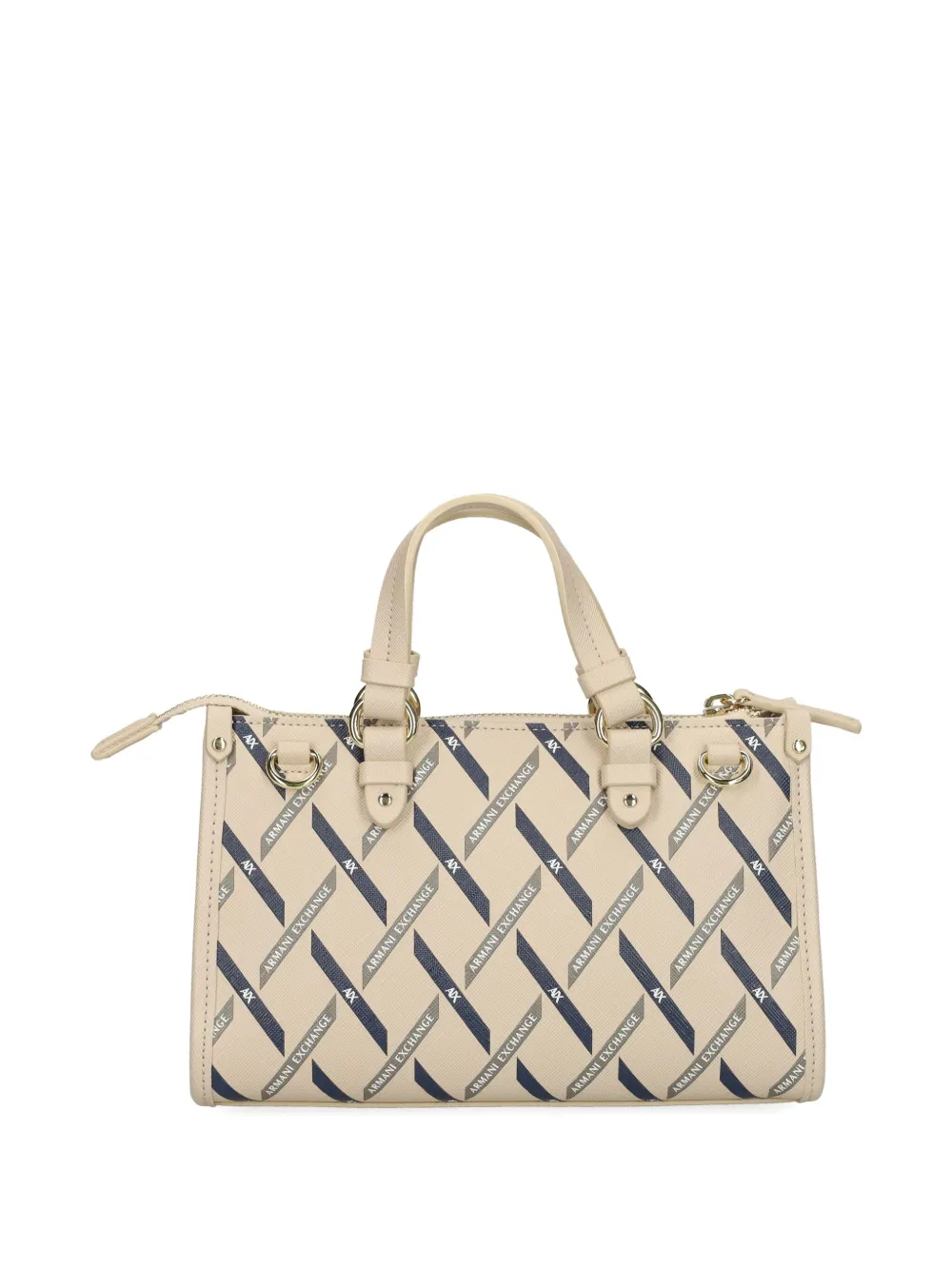 Armani Exchange Shopper met logo - Beige