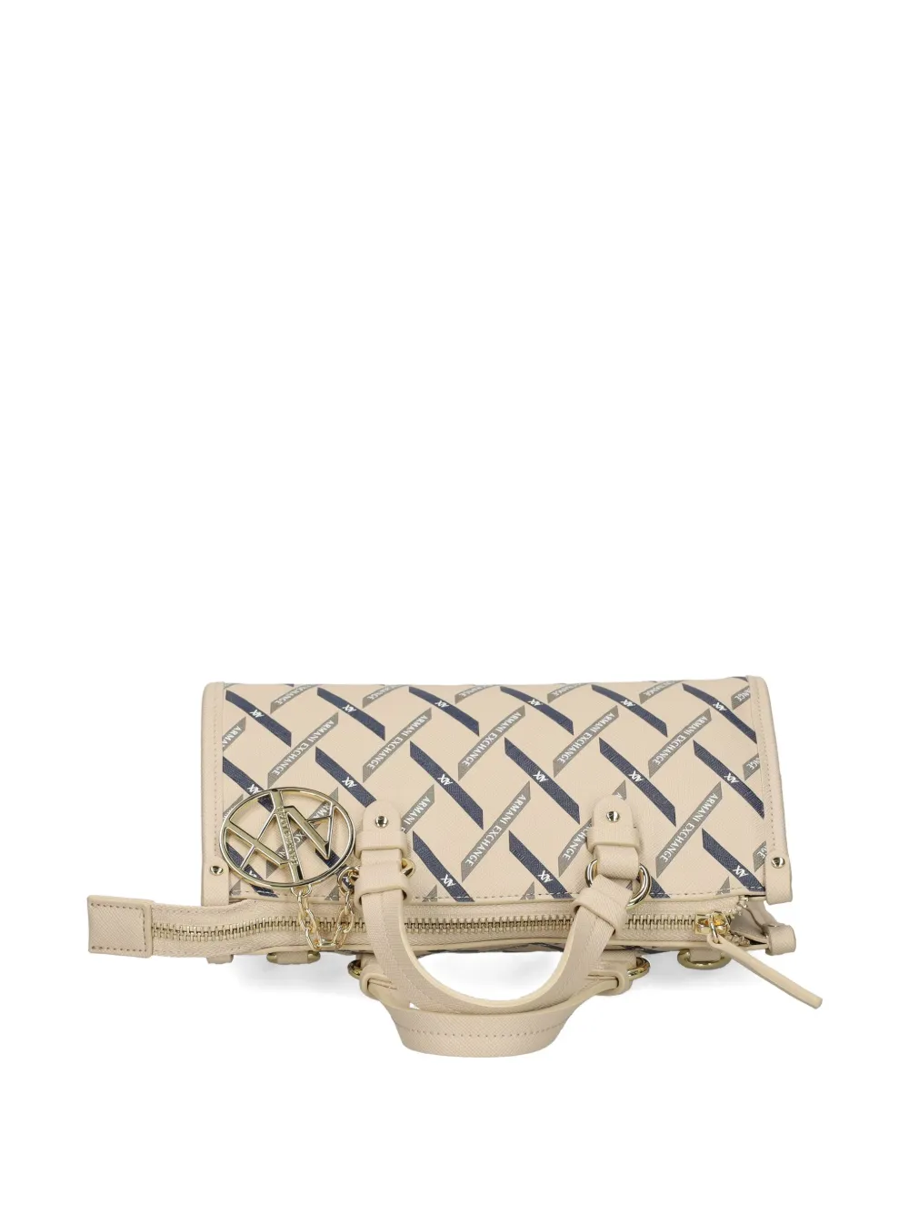 Armani Exchange Shopper met logo Beige