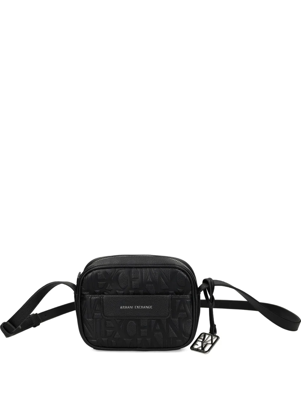 Armani Exchange embossed satchel bag - Nero
