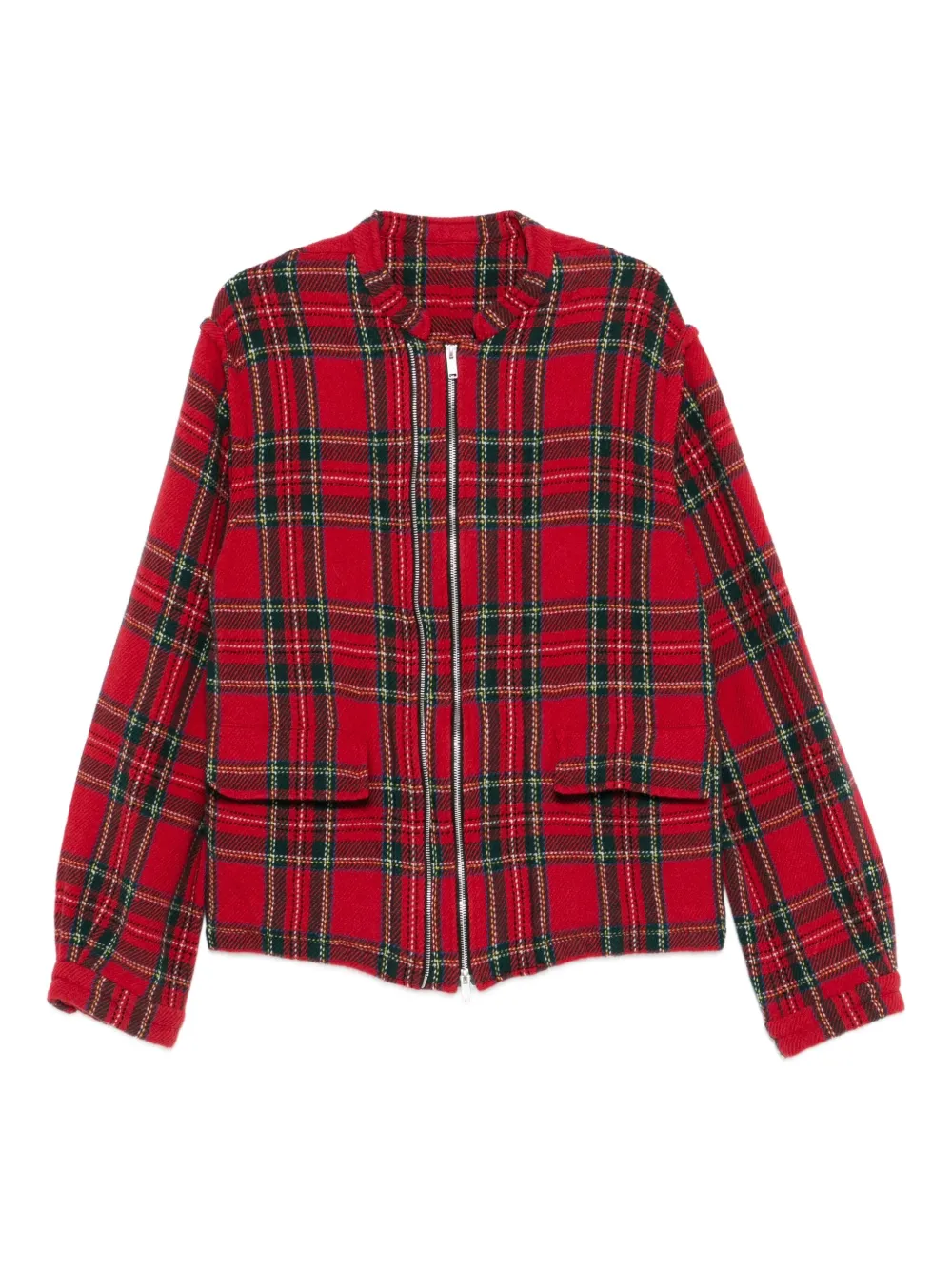 Undercover plaid jacket | Red | Image 1