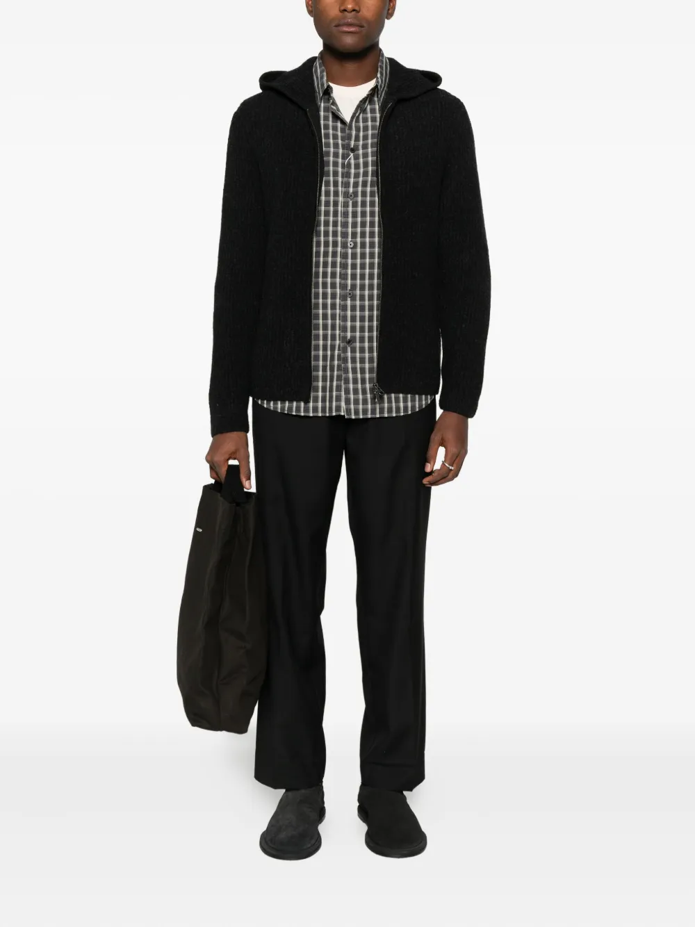 SAMSOE SAMSOE straight-leg tailored trousers - Zwart