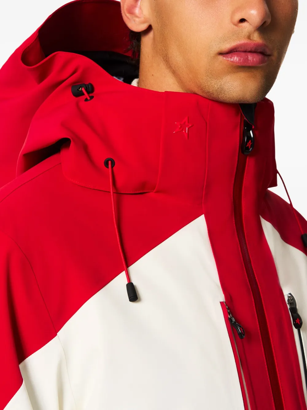 Perfect Moment Zipped-hooded Jacket In Multi