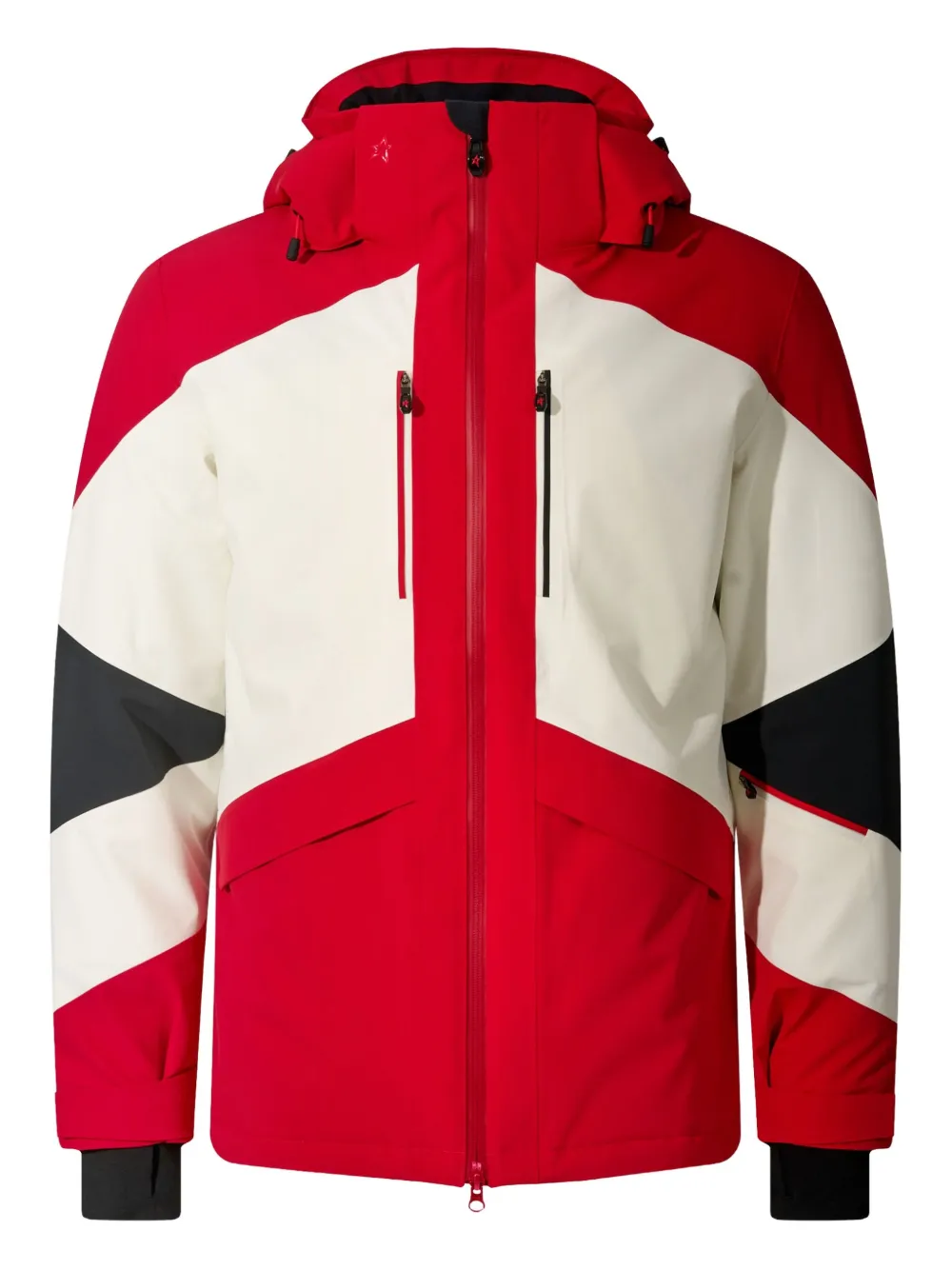 Perfect Moment zipped-hooded jacket | Red | Image 1