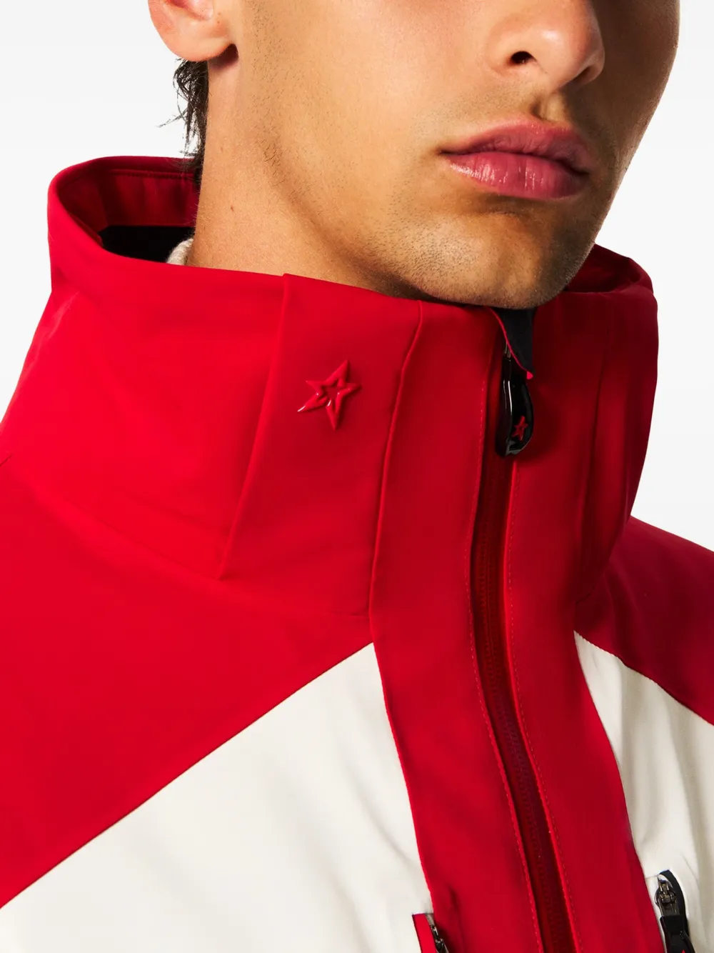 Perfect Moment Zipped-hooded Jacket In Multi