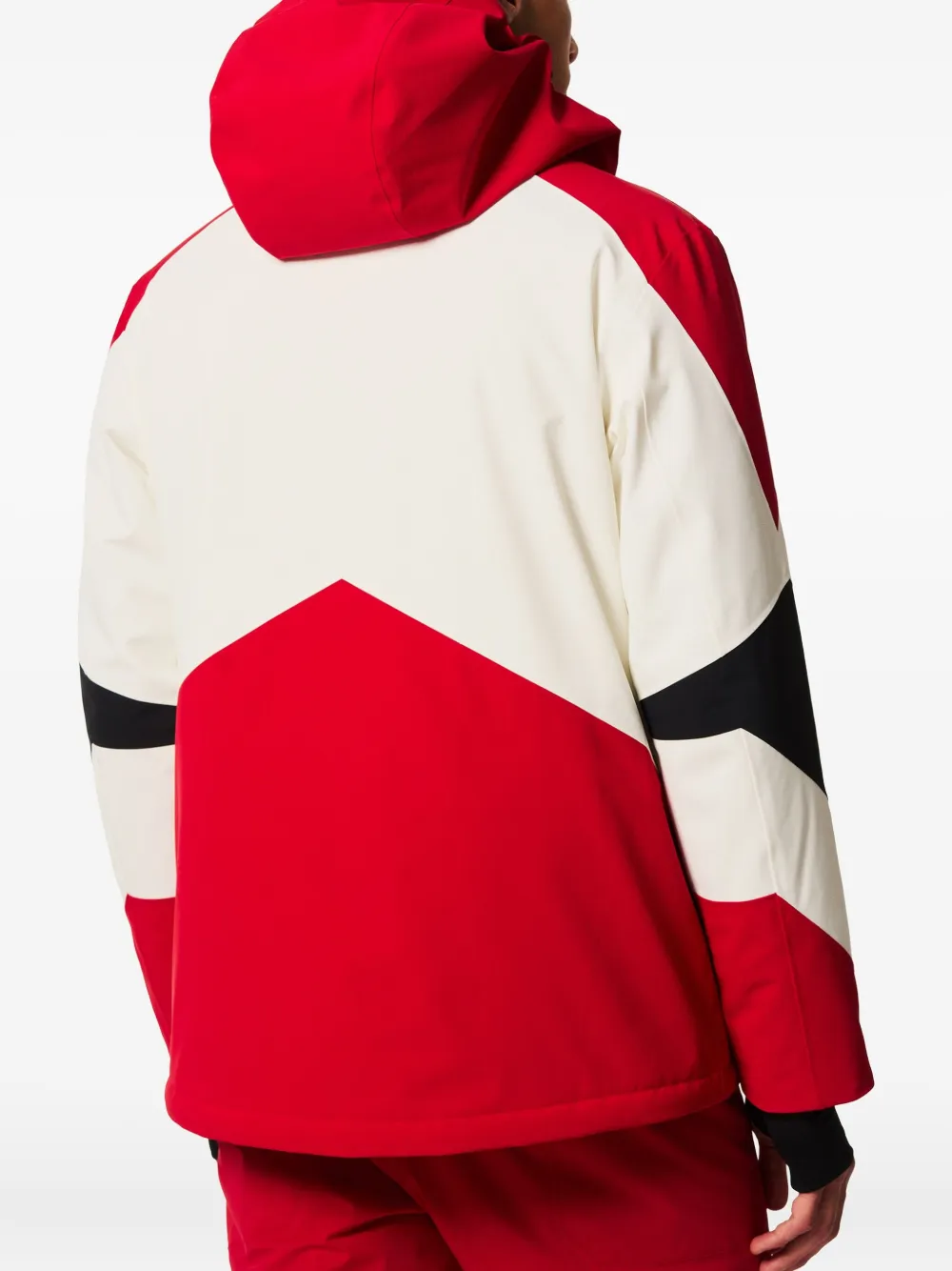 Perfect Moment Zipped-hooded Jacket In Multi