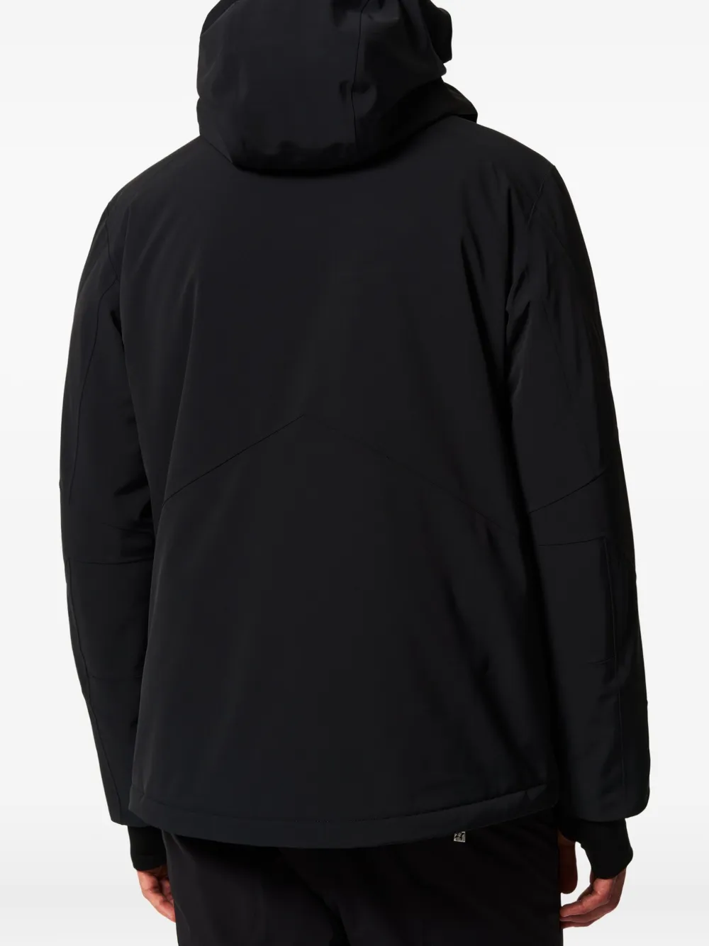 Perfect Moment Hooded-zipped Jacket In Black