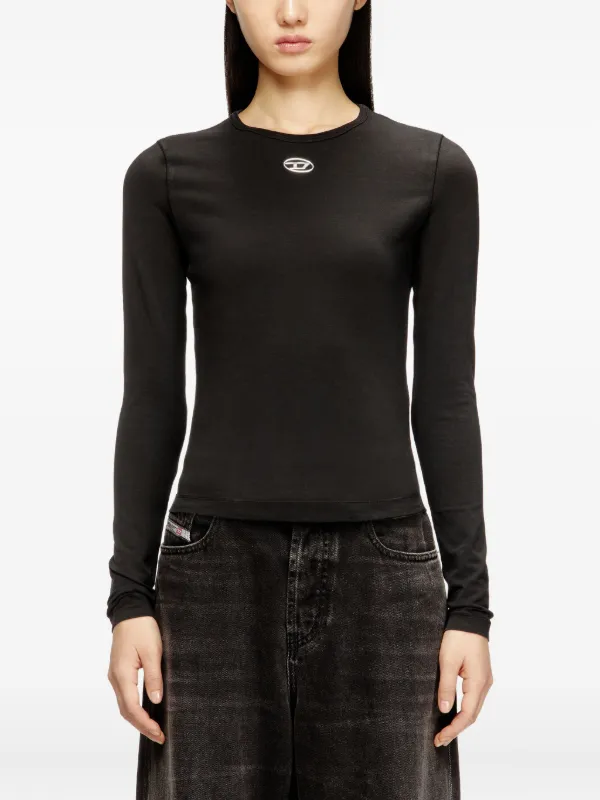 Diesel ロゴ ロングTシャツ | ブラック | FARFETCH JP