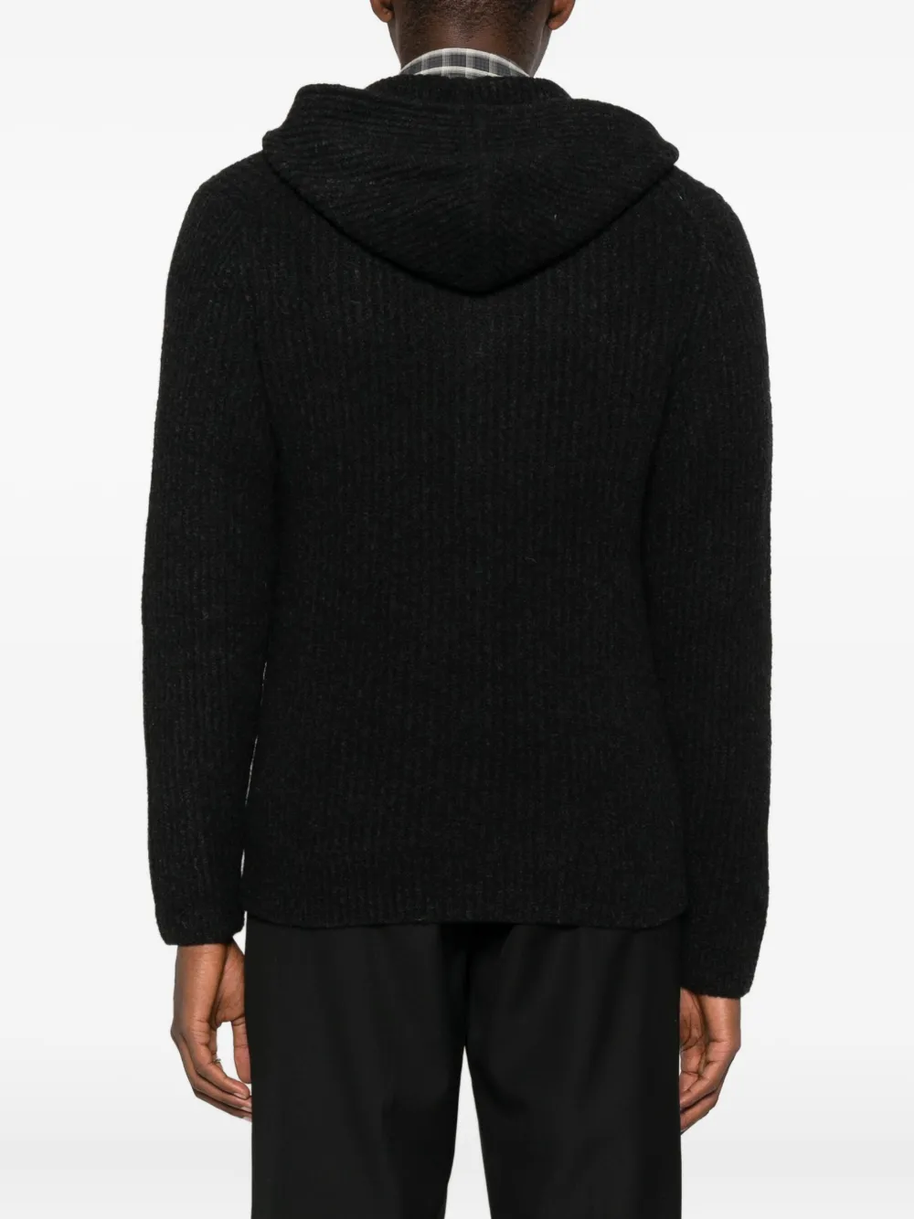 SAMSOE Hoodie met rits Zwart