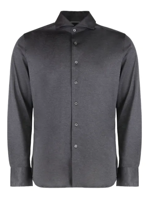 Canali long-sleeve cotton shirt