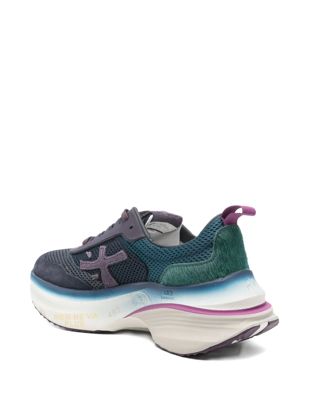 Premiata Sneakers met logopatch Groen